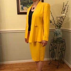 *Vintage* Yellow Suit Set (Made in Italy)